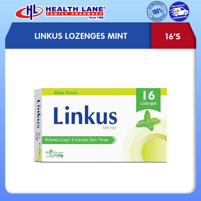 LINKUS LOZENGES PUDINA(16'S)